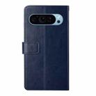 For Google Pixel 9 Pro XL Y-shaped Pattern Flip Leather Phone Case(Blue) - 3