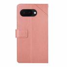 For Google Pixel 9a Y-shaped Pattern Flip Leather Phone Case(Pink) - 3