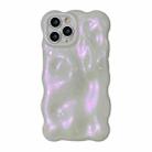 For iPhone 14 Pro Wave Bubbles TPU Phone Case(Glitter Pink) - 1