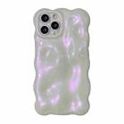 For iPhone 14 Pro Max Wave Bubbles TPU Phone Case(Glitter Pink) - 1