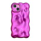 For iPhone 13 Wave Bubbles TPU Phone Case(Purple) - 1