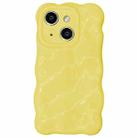 For iPhone 13 Wave Bubbles TPU Phone Case(Baby Yellow) - 1