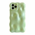 For iPhone 13 Pro Wave Bubbles TPU Phone Case(Green) - 1