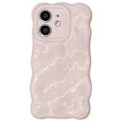 For iPhone 12 Wave Bubbles TPU Phone Case(Baby Pink) - 1