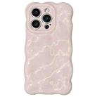 For iPhone 12 Pro Wave Bubbles TPU Phone Case(Baby Pink) - 1