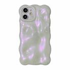 For iPhone 11 Wave Bubbles TPU Phone Case(Glitter Pink) - 1