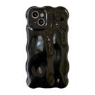 For iPhone 15 Plus Wave Bubbles TPU Phone Case(Pearlescent Black) - 1