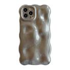 For iPhone 15 Pro Max Wave Bubbles TPU Phone Case(Grey) - 1