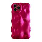 For iPhone 16 Pro Max Wave Bubbles TPU Phone Case(Red) - 1