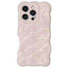 For iPhone 16 Pro Max Wave Bubbles TPU Phone Case(Baby Pink) - 1