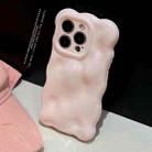 For iPhone 16 Pro Max Wave Bubbles TPU Phone Case(Baby Pink) - 2