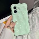 For iPhone 16 Plus Wave Bubbles TPU Phone Case(Baby Green) - 2