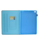 For iPad 9.7 (2017) / (2018) / Air 2 / Air Colored Drawing Stitching Horizontal Flip Leather Case with Holder & Card Slots & Sleep / Wake-up Function(Green Butterflies) - 5