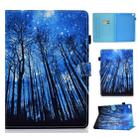 For iPad 9.7 (2017) / (2018) / Air 2 / Air Colored Drawing Stitching Horizontal Flip Leather Case with Holder & Card Slots & Sleep / Wake-up Function(Forest) - 1