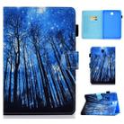 For Samsung Galaxy Tab A 8.0 / T350 Colored Drawing Stitching Horizontal Flip Leather Case with Holder & Card Slots & Sleep / Wake-up Function(Forest) - 1