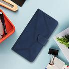 For OPPO Reno13 Global Stitching Embossed Leather Phone Case(Blue) - 2