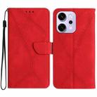 For OPPO Reno14 Pro 5G Global Stitching Embossed Leather Phone Case(Red) - 1