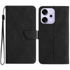 For OPPO Reno14 Pro 5G Global Stitching Embossed Leather Phone Case(Black) - 1