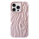 For iPhone 15 Pro Max Wrinkle Gradient Oily Feel TPU Phone Case(Pink) - 1