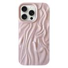 For iPhone 15 Pro Wrinkle Gradient Oily Feel TPU Phone Case(Pink) - 1