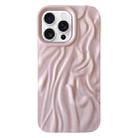 For iPhone 16 Pro Max Wrinkle Gradient Oily Feel TPU Phone Case(Pink) - 1