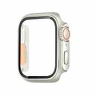 For Apple Watch Series 6 / 5 / 4 / SE 44mm Tempered Film Hybrid PC Integrated Watch Case(Starlight Orange) - 1