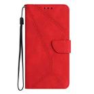 For Honor 90 Stitching Embossed Leather Phone Case(Red) - 2