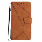 For Honor 90 Lite Stitching Embossed Leather Phone Case(Brown) - 2