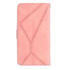 For Honor X6A Stitching Embossed Leather Phone Case(Pink) - 3