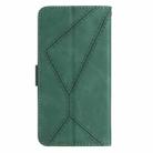 For Honor X6A Stitching Embossed Leather Phone Case(Green) - 3