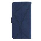 For Honor X6A Stitching Embossed Leather Phone Case(Blue) - 3