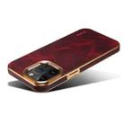 For iPhone 14 Plus Denior Oil Wax Cowhide Plating Phone Case(Red) - 3