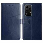 For Honor 200 Lite Y-shaped Pattern Flip Leather Phone Case(Blue) - 1