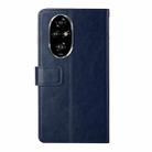 For Honor 200 5G Global Y-shaped Pattern Flip Leather Phone Case(Blue) - 3