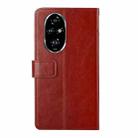 For Honor 200 5G Global Y-shaped Pattern Flip Leather Phone Case(Brown) - 3