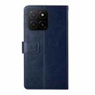 For Honor X5b 4G / X5b Plus 4G Y-shaped Pattern Flip Leather Phone Case(Blue) - 3