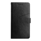 For Honor X9c Smart Y-shaped Pattern Flip Leather Phone Case(Black) - 2