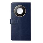 For Honor X9c Smart Y-shaped Pattern Flip Leather Phone Case(Blue) - 3
