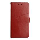For Honor X9c Smart Y-shaped Pattern Flip Leather Phone Case(Brown) - 2