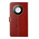For Honor X9c Smart Y-shaped Pattern Flip Leather Phone Case(Brown) - 3