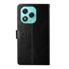 For Honor 400 Lite Y-shaped Pattern Flip Leather Phone Case(Black) - 3