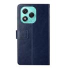 For Honor 400 Lite Y-shaped Pattern Flip Leather Phone Case(Blue) - 3