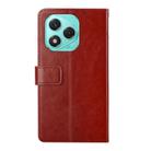 For Honor 400 Lite Y-shaped Pattern Flip Leather Phone Case(Brown) - 3