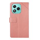 For Honor 400 Lite Y-shaped Pattern Flip Leather Phone Case(Pink) - 3