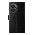 For Honor 400 Global 156.5mm Y-shaped Pattern Flip Leather Phone Case(Black) - 3