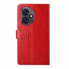 For Honor 400 Global 156.5mm Y-shaped Pattern Flip Leather Phone Case(Red) - 3