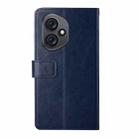 For Honor 400 Global 156.5mm Y-shaped Pattern Flip Leather Phone Case(Blue) - 3