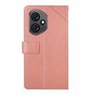 For Honor 400 Global 156.5mm Y-shaped Pattern Flip Leather Phone Case(Pink) - 3