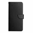 For Honor 90 Lite HT02 Genuine Leather Fingerprint-proof Flip Phone Case(Black) - 2