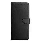 For Honor 90 HT02 Genuine Leather Fingerprint-proof Flip Phone Case(Black) - 2